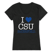 W Republic Women's I Love Shirt Cal State Bakersfield Roadrunners 550-203