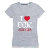 W Republic Women's I Love Shirt Central Missouri Mules 550-209