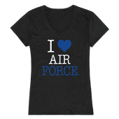 W Republic Women's I Love Shirt Air Force Falcons 550-242