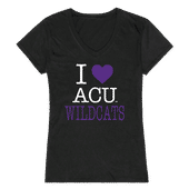 W Republic Women's I Love Shirt Abilene Christian Wildcats 550-257