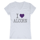 W Republic Women's I Love Shirt Alcorn State Bravehawks 550-261