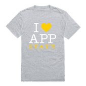 W Republic I Love Tee Shirt Appalachian State Mountaineers 551-104