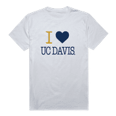 W Republic I Love Tee Shirt California Davis Aggies 551-161
