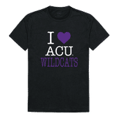 W Republic I Love Tee Shirt Abilene Christian Wildcats 551-257