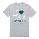 W Republic I Love Tee Shirt University Of Alaska Anchorage Seawolves 551-259