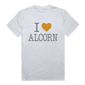 W Republic I Love Tee Shirt Alcorn State Bravehawks 551-261
