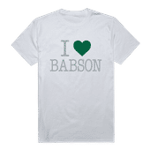 W Republic I Love Tee Shirt Babson College Beavers 551-263