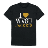 W Republic I Love Tee Shirt West Virginia Mountaineers 551-404