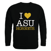 W Republic I Love Crewneck Sweatshirt Alabama State Hornets 552-102