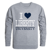 W Republic I Love Crewneck Sweatshirt Liberty Flames 552-129