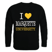 W Republic I Love Crewneck Sweatshirt Marquette Golden Eagles 552-130