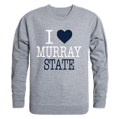W Republic I Love Crewneck Sweatshirt Murray State Racers 552-135