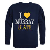 W Republic I Love Crewneck Sweatshirt Murray State Racers 552-135
