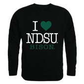 W Republic I Love Crewneck Sweatshirt North Dakota State Bison 552-140