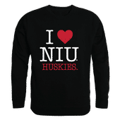 W Republic I Love Crewneck Sweatshirt Northern Illinois Huskies 552-142
