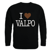 W Republic I Love Crewneck Sweatshirt Valparaiso Crusaders 552-154