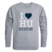 W Republic I Love Crewneck Sweatshirt Howard Bison 552-171