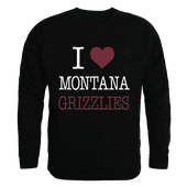 W Republic I Love Crewneck Sweatshirt Montana Grizzlies 552-191