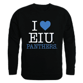 W Republic I Love Crewneck Sweatshirt Eastern Illinois Panthers 552-216
