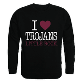 W Republic I Love Crewneck Sweatshirt University Of Arkansas At Little Rock 552-262