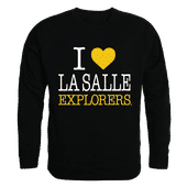W Republic I Love Crewneck Sweatshirt La Salle Explorers 552-322