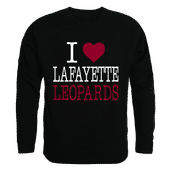 W Republic I Love Crewneck Sweatshirt Lafayette Leopards 552-323