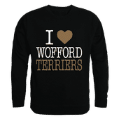 W Republic I Love Crewneck Sweatshirt Wofford Terriers 552-415