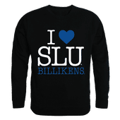 W Republic I Love Crewneck Sweatshirt St Louis Billikens 552-428