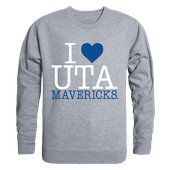 W Republic I Love Crewneck Sweatshirt Texas-Arlington Mavericks 552-433