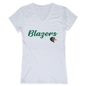 W Republic Women's Script Tee Shirt Uab Blazers 555-101