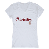 W Republic Women's Script Tee Shirt Charleston Cougars 555-115