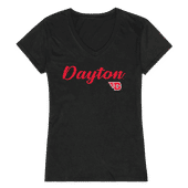 W Republic Women's Script Tee Shirt Dayton Flyers 555-119