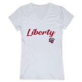 W Republic Women's Script Tee Shirt Liberty Flames 555-129