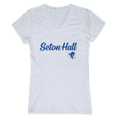 W Republic Women's Script Tee Shirt Seton Hall Pirates 555-147