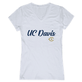 W Republic Women's Script Tee Shirt California Davis Aggies 555-161