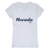 W Republic Women's Script Tee Shirt Nevada Wolf Pack 555-193
