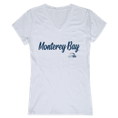 W Republic Women's Script Tee Shirt Cal State Monterey Bay Otters 555-206