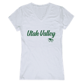 W Republic Women's Script Tee Shirt Utah Valley University Wolverines 555-210