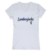 W Republic Women's Script Tee Shirt Northern Arizona Lumberjacks 555-227