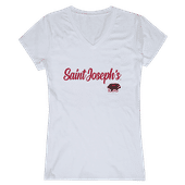 W Republic Women's Script Tee Shirt Saint Joseph's University Hawks 555-232