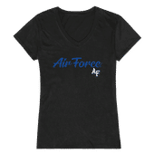 W Republic Women's Script Tee Shirt Air Force Falcons 555-242