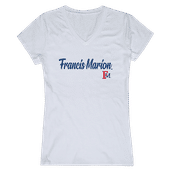W Republic Women's Script Tee Shirt Francis Marion Patriots 555-306