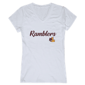 W Republic Women's Script Tee Shirt Loyola Chicago Ramblers 555-333