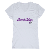 W Republic Women's Script Tee Shirt Mount Union Raiders 555-348