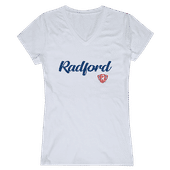 W Republic Women's Script Tee Shirt Radford Highlanders 555-366