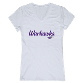 W Republic Women's Script Tee Shirt Wisconsin Whitewater Warhawks 555-414