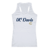W Republic Women's Script Tank Shirt California Davis Aggies 557-161