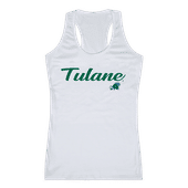 W Republic Women's Script Tank Shirt Tulane Green Wave 557-198