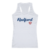 W Republic Women's Script Tank Shirt Radford Highlanders 557-366