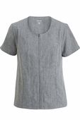 Edwards Ladies' Scoop Neck Zip Front Tunic 7279